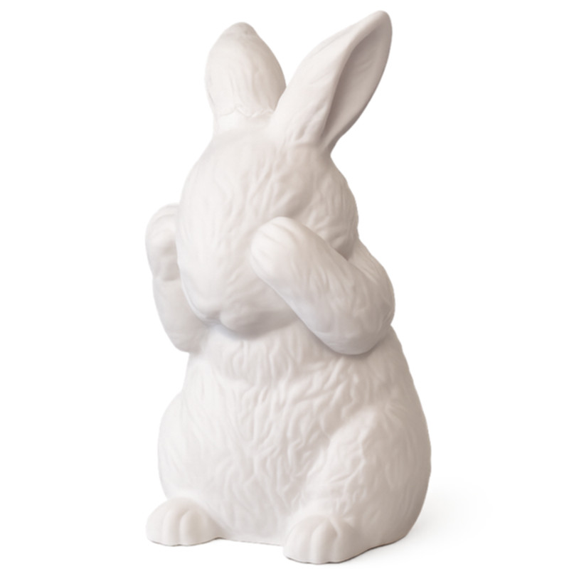 Preview: Hase Hobsi SEH NIX weiß Osterdeko Figur modern